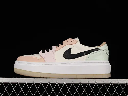 All categories Air Jordan Jordan series basketball shoes Air Jordan 1 Low Air Jordan 1 Elevate Low SE "Wolf Grey" Little AJ thick-soled retro basketball shoes DH0979-101